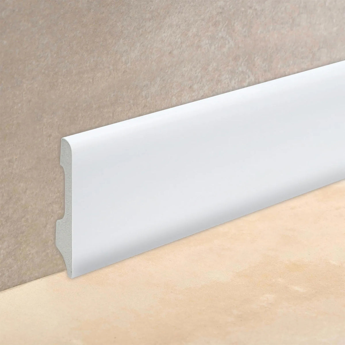 Guardapolvo Wing 80mm X 15mm X 2,5m Blanco Mate