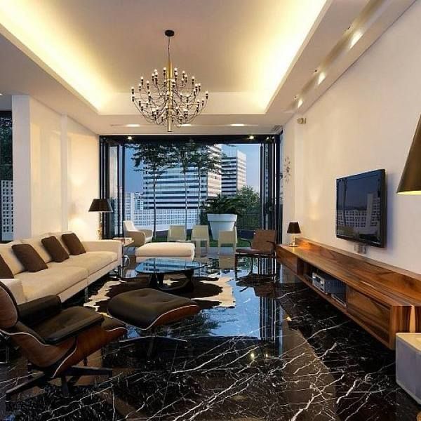Porcelanato Black Luxe 60x60cm
