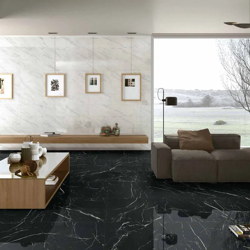 Porcelanato Pulido Black Mármol 60x60