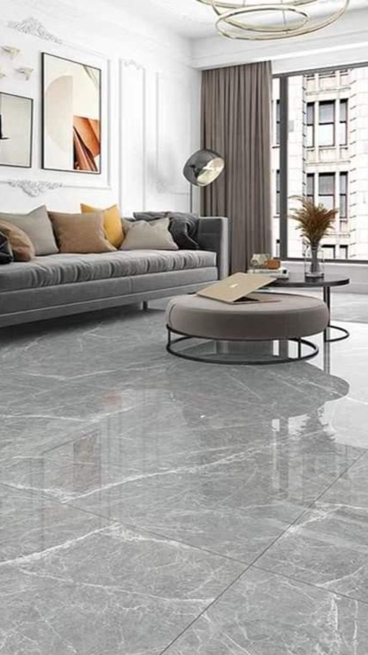 Porcelanato Pulido Grey Mármol 60x60