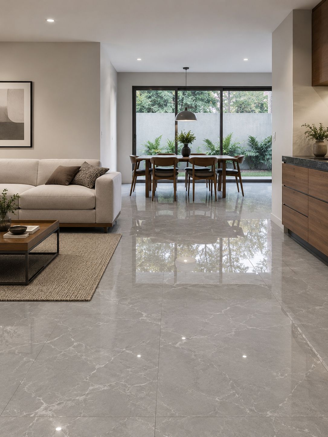 Porcelanato Pulido Grey Lux 60x60