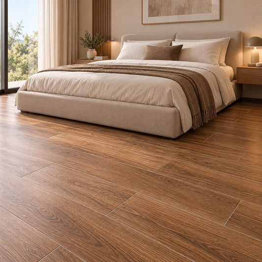 Porcelanato Tipo Madera Terra Walnut 15x90