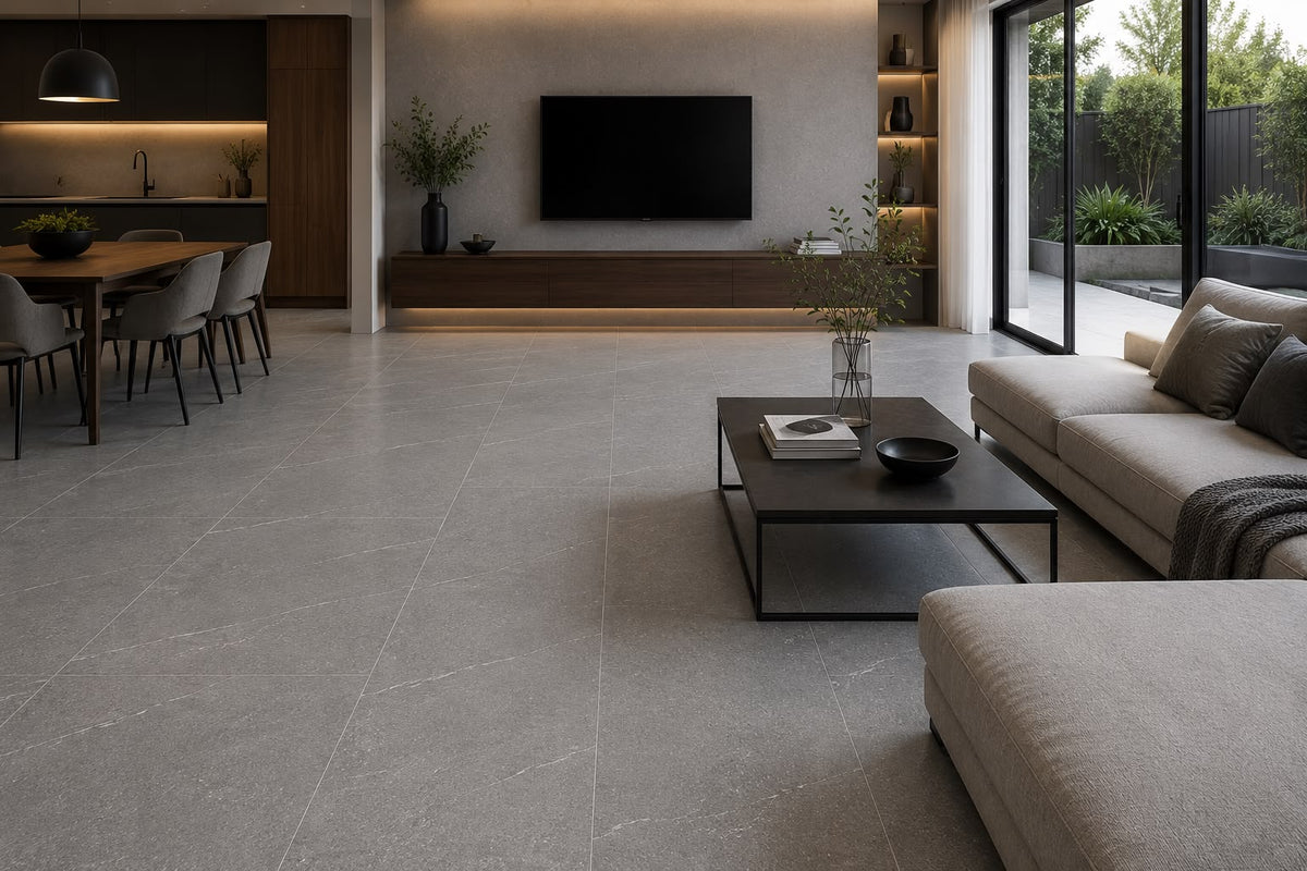 Porcelanato Titanium Grey 45x90
