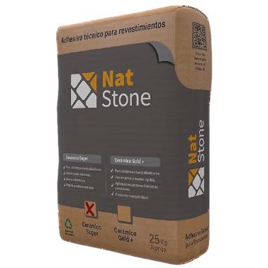 Adhesivo Nat Stone Ceramico Polvo 25Kg