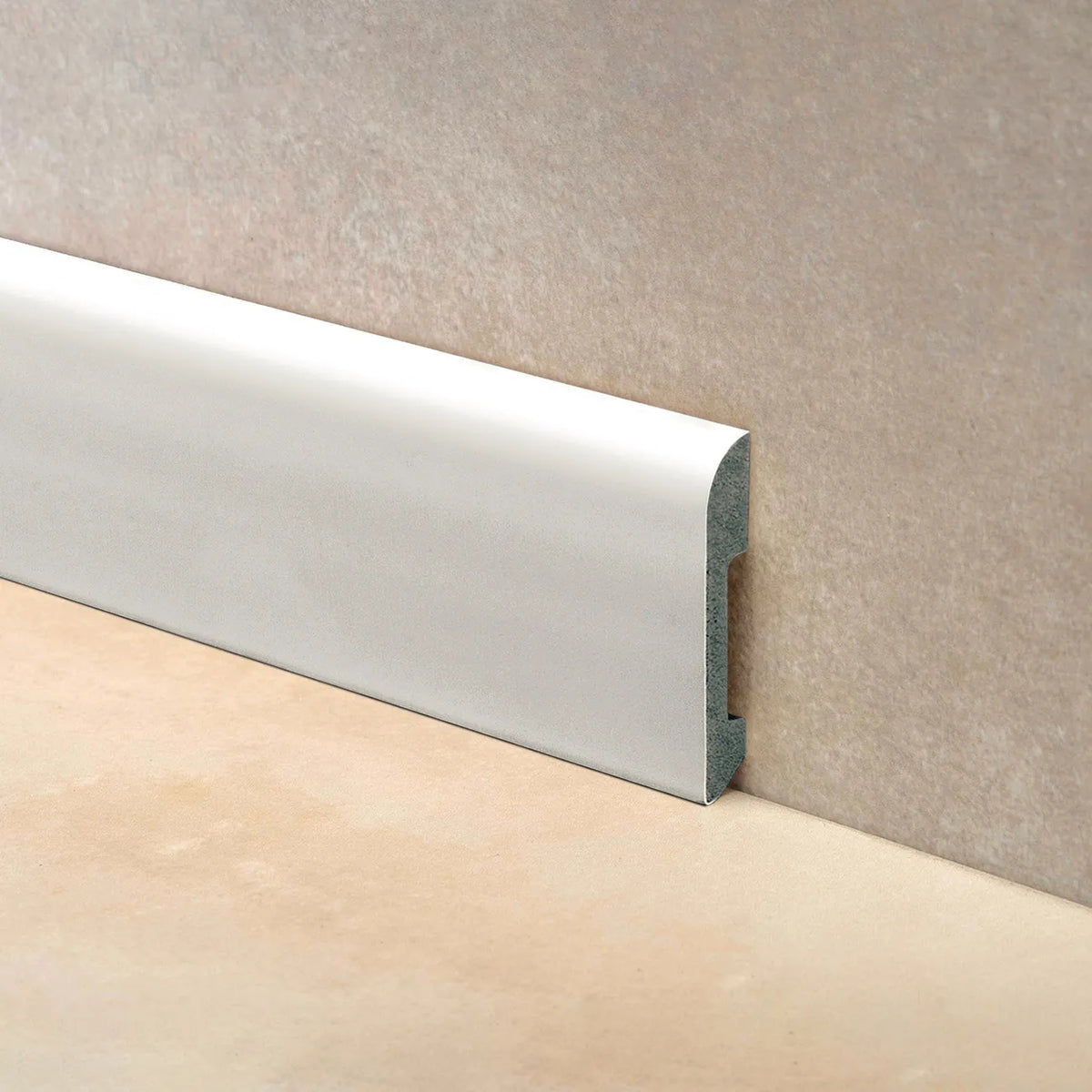 Guardapolvo Classic Blanco 70 mm x 10 mm x 2,4 m