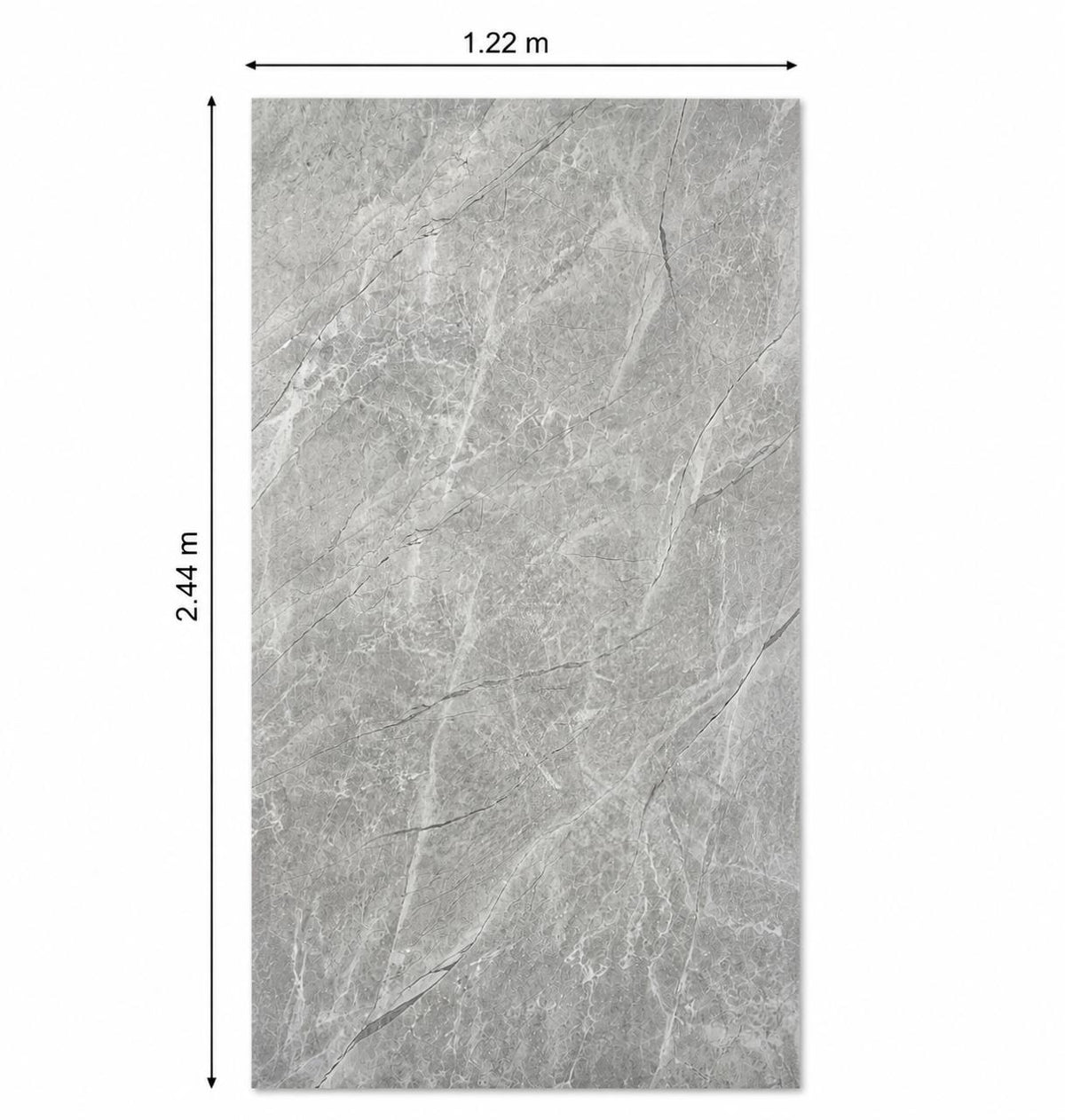Lamina Decorativa SPC Grey Mármol