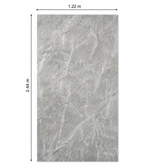 Lamina Decorativa SPC Grey Mármol