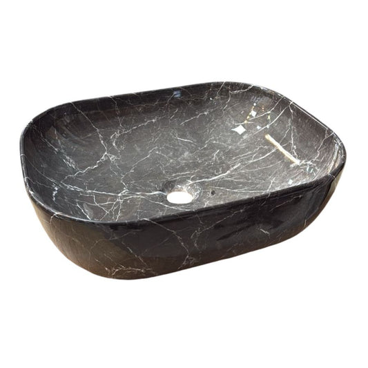 Lavamanos de Sobreponer Nero Lux 500x400x160mm