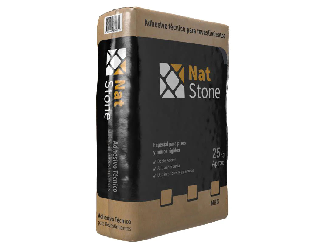 Adhesivo Nat Stone Porcelanato Polvo 25Kg