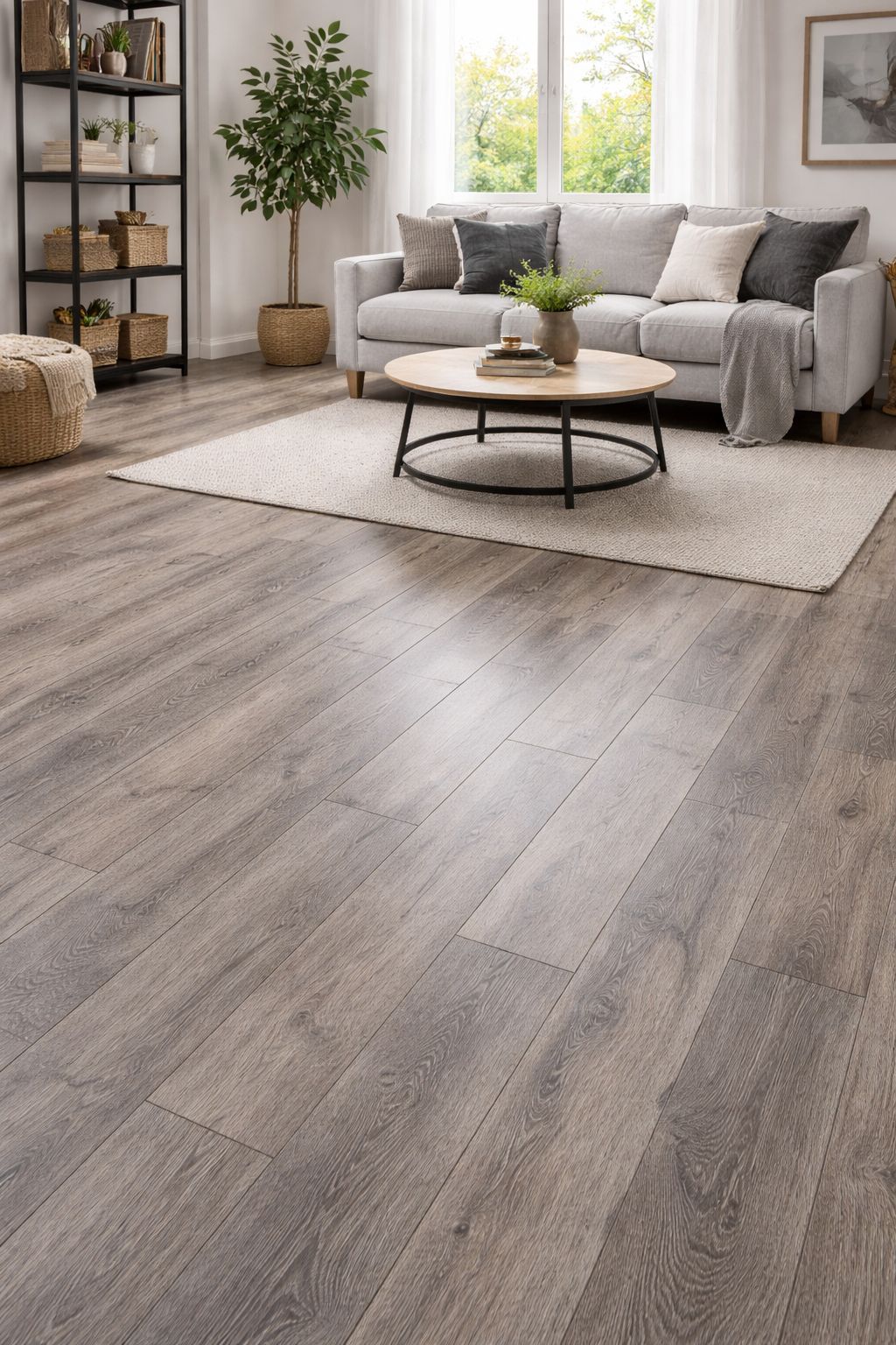 Piso Fotolaminado Oak Ceniza 20x1.22