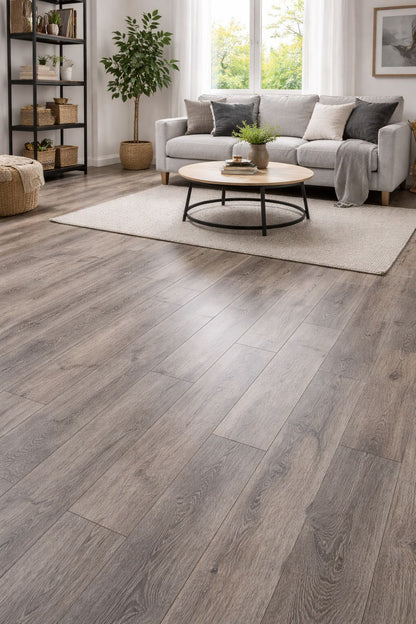 Piso Fotolaminado Oak Ceniza 20x1.22