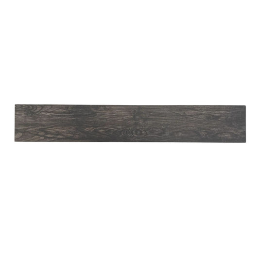 Porcelanato Tipo Madera Carbon Rustico 15x90
