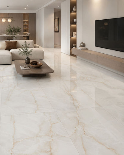 Porcelanato Pulido Mármol Honey 60x60