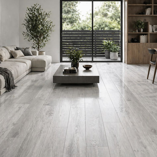 Porcelanato Tipo Madera Pulido Perla Grey 20x120