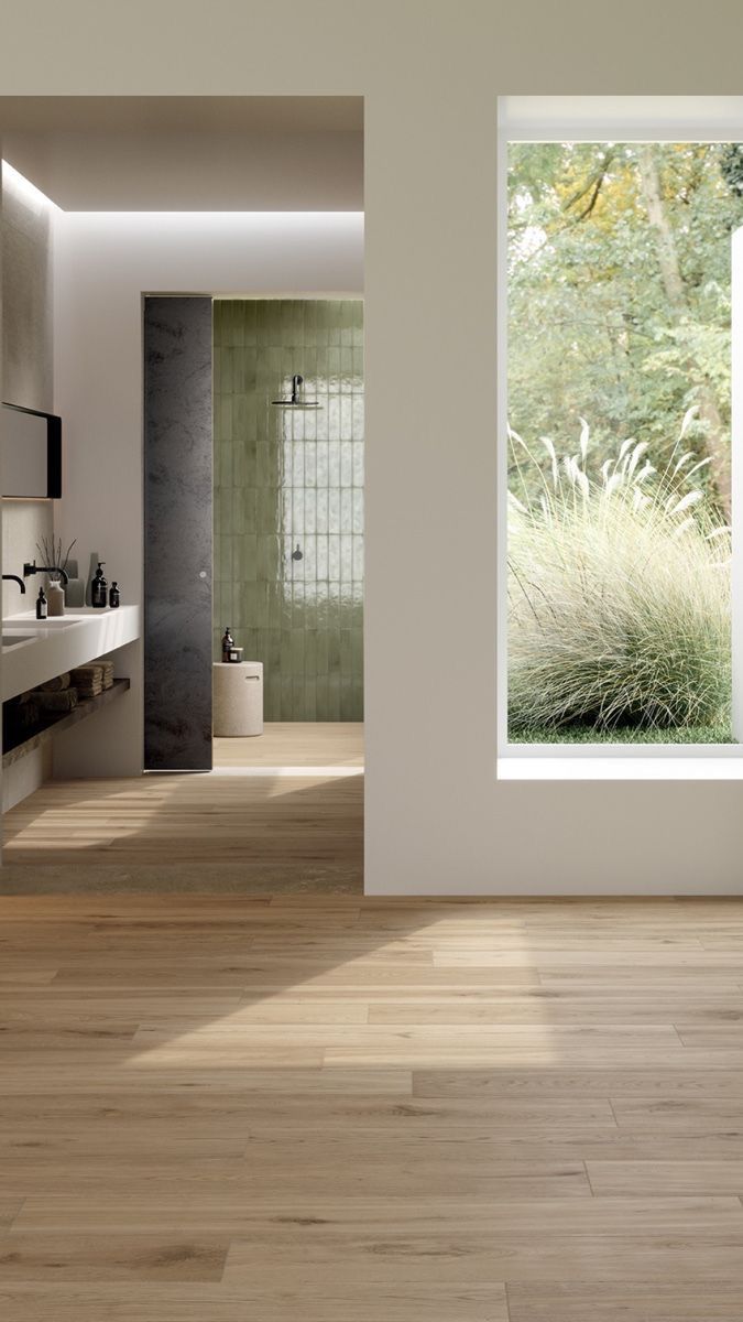 Porcelanato Tipo Madera Serie Volte Taupe Madera 15x90