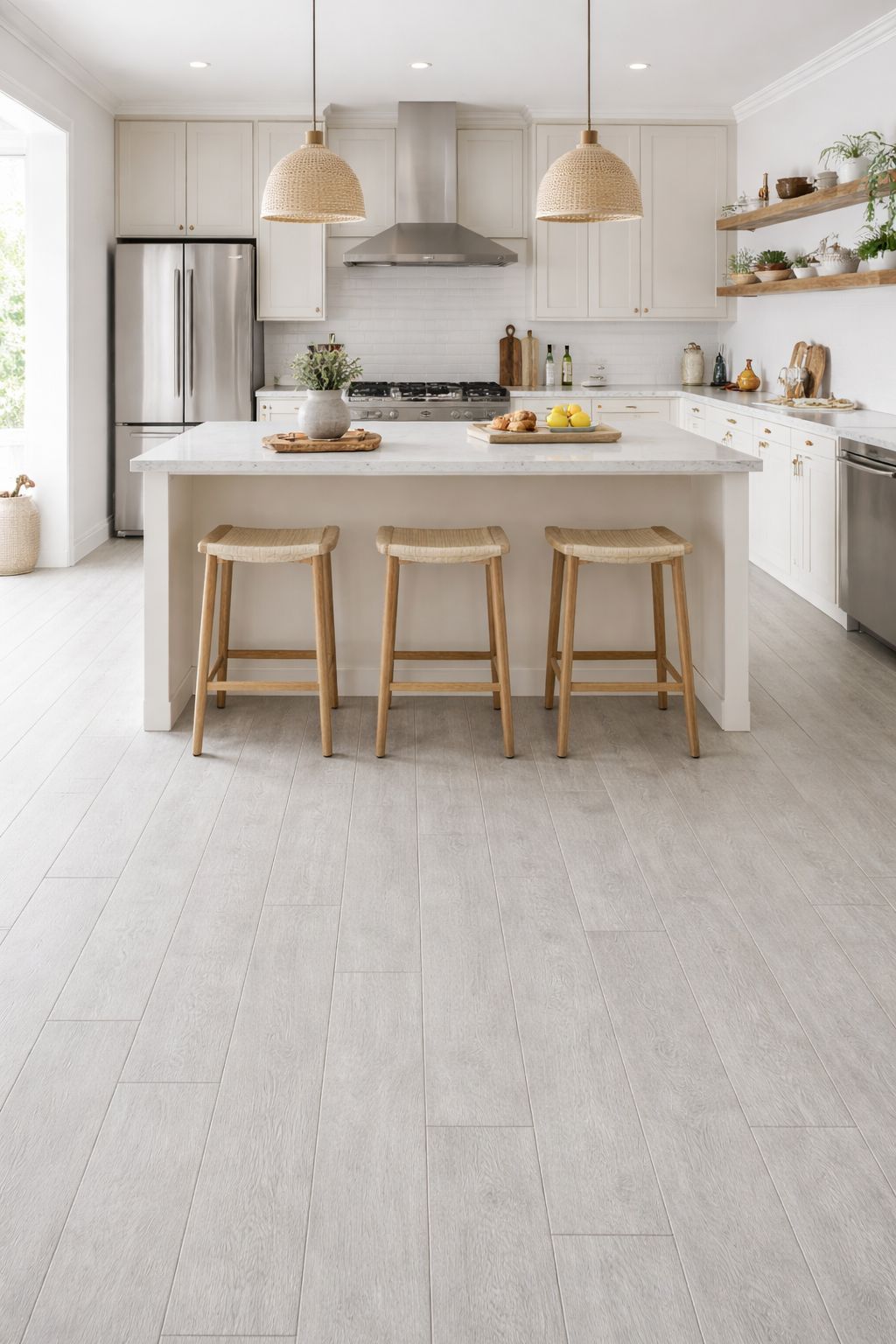 Porcelanato Tipo Madera Bruma light 20x100