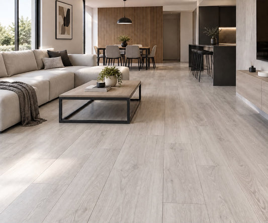 Porcelanato Tipo Madera Natural Grey 15x90