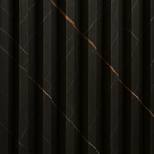 Wall Panel PVC 15X2.90 Negro Royal