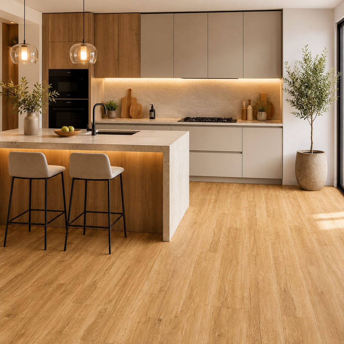 Piso Vinilico SPC Roble 18x1.22cm