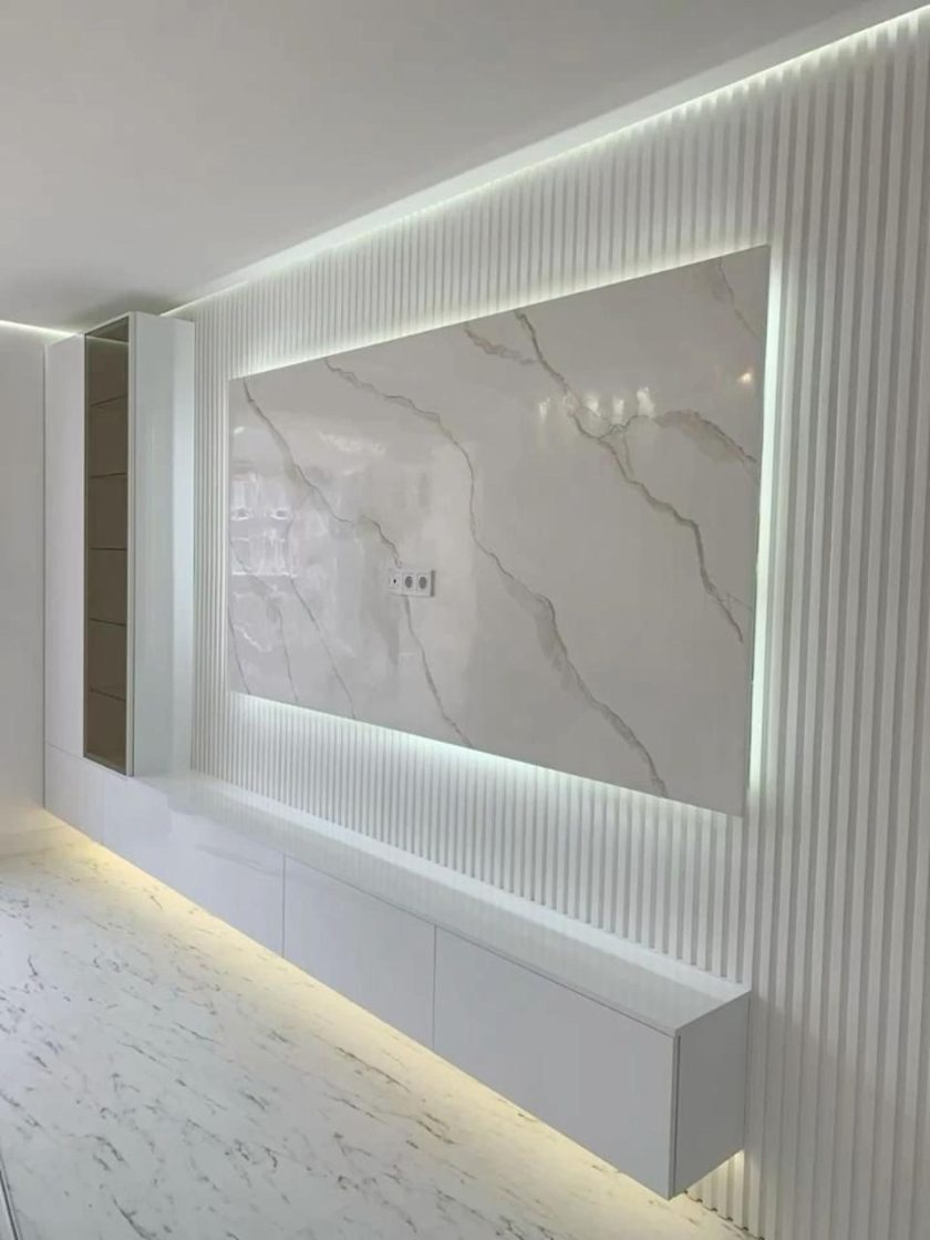 Wall Panel PVC Blanco 150x2400