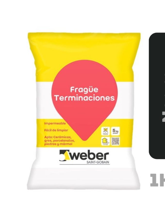 FRAGUE NEGRO 1KG WEBER