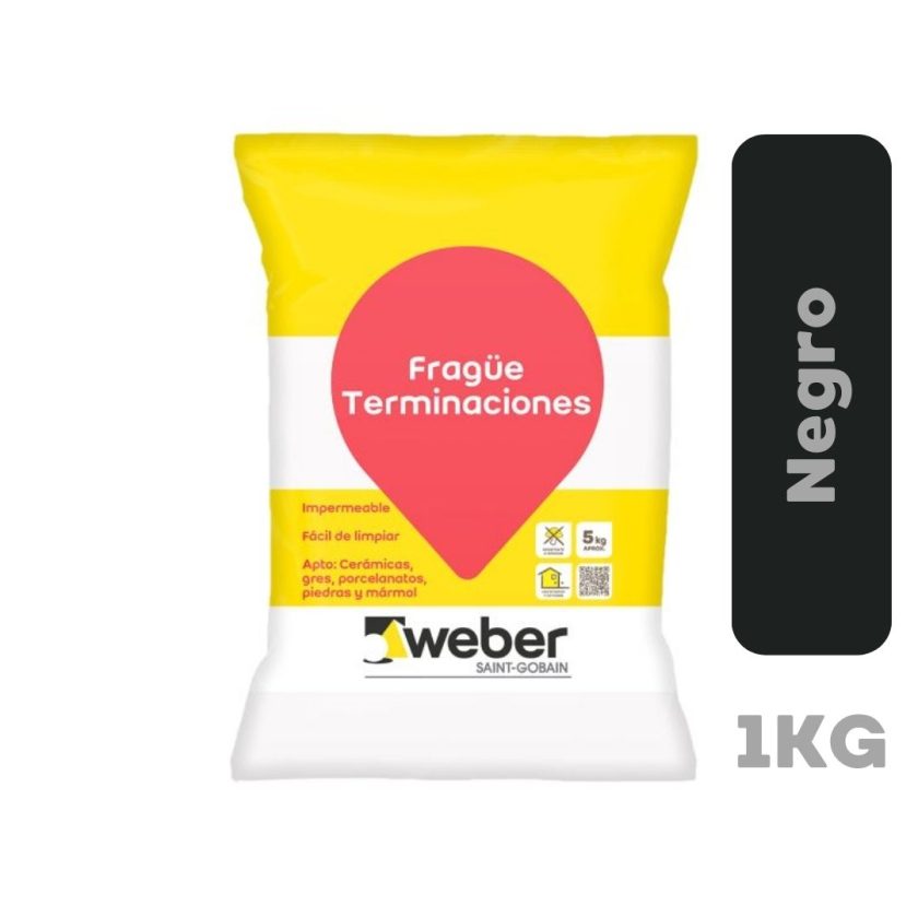 FRAGUE NEGRO 1KG WEBER