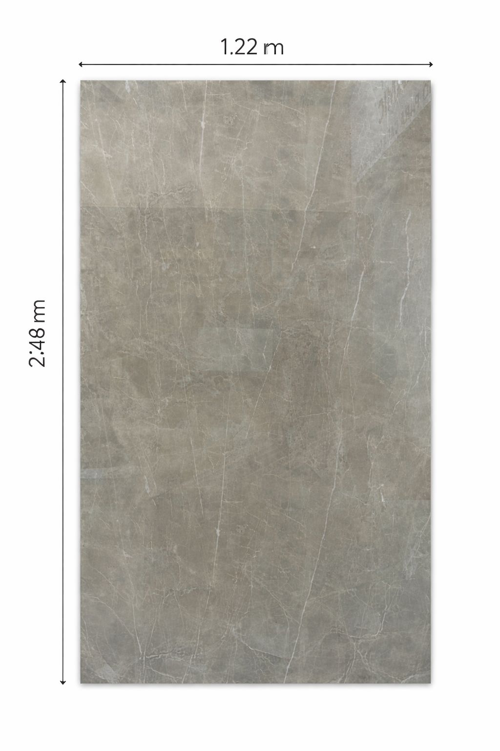 Lámina SPC Gris Mármol 1220x2440