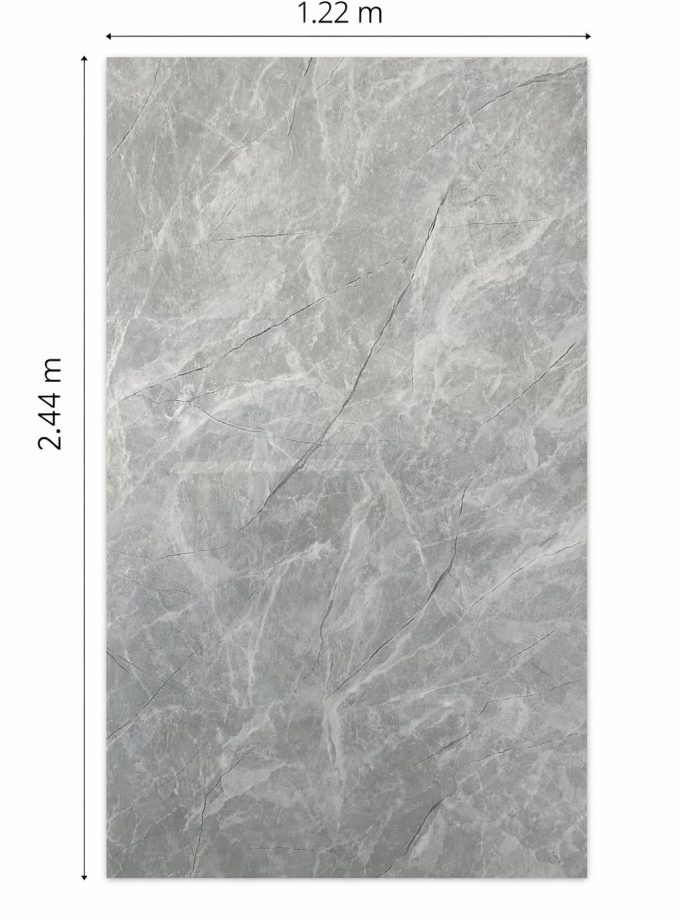 Lámina SPC Mármol Light Grey 1220x2440