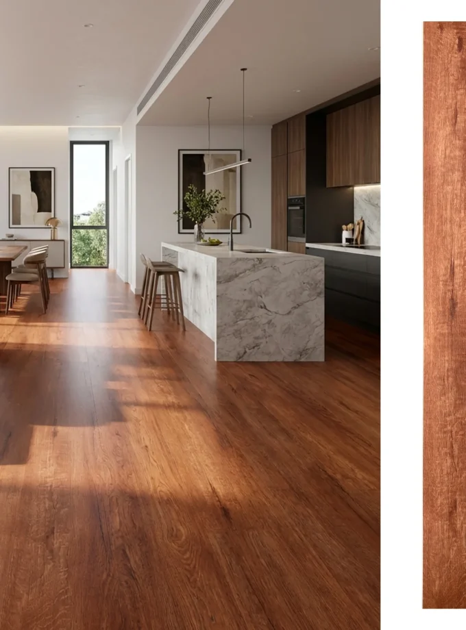 Piso Vinílico SPC 18x122 Wood Roble 5,3mm