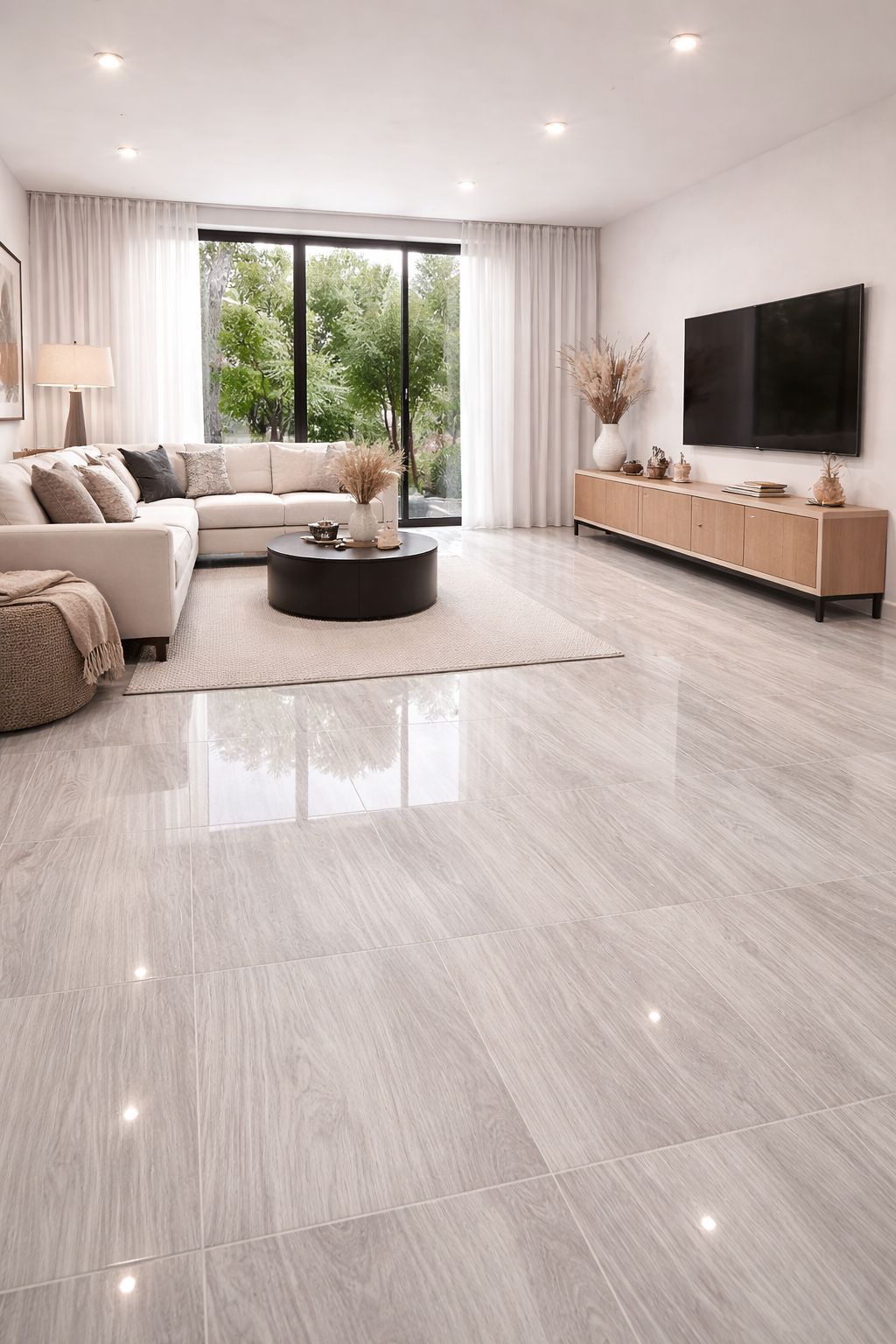 Porcelanato Pulido Grey Perla 60x60 - Imagen 2