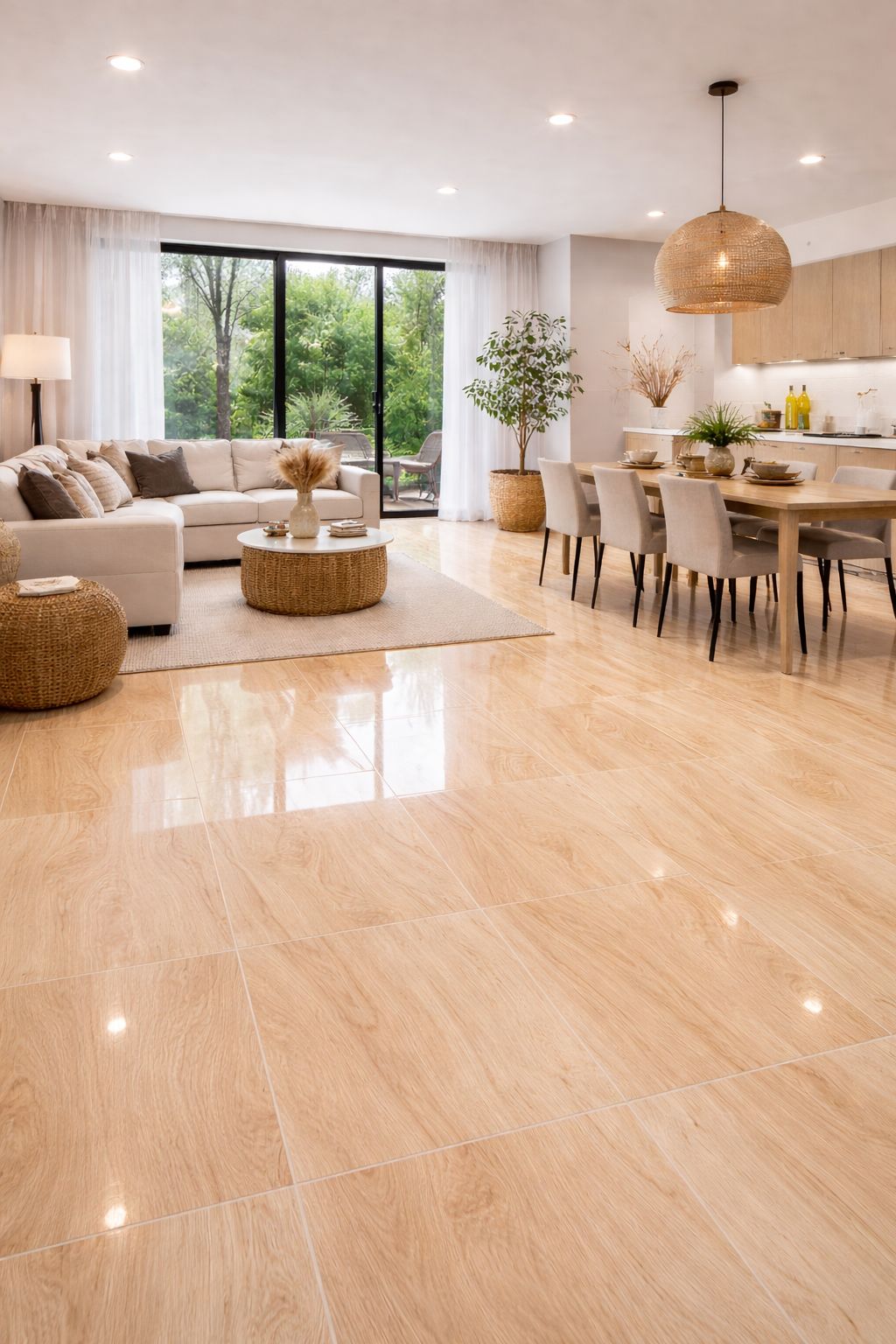 Porcelanato Pulido Natural Wood 60x60 - Imagen 2