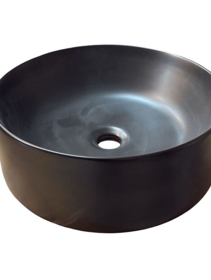 Lavamanos de Sobreponer Obsidian Matte 420x420x140mm