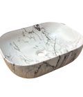 Lavamanos de Sobreponer Perla Stone 500x400x160
