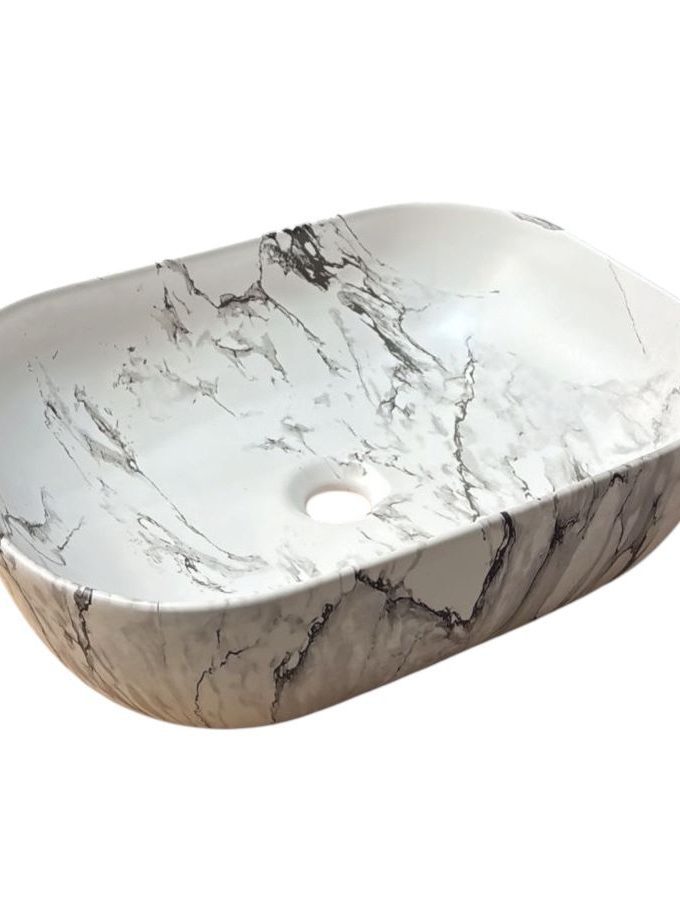 Lavamanos de Sobreponer Perla Stone 500x400x160